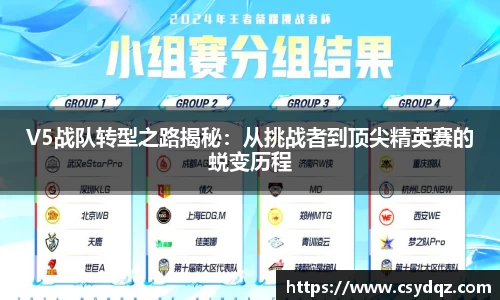 V5战队转型之路揭秘：从挑战者到顶尖精英赛的蜕变历程